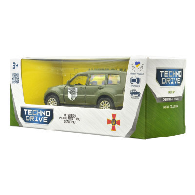Машина TechnoDrive Автомодель серії Шеврони Героїв - Mitsubishi Pajero 4WD Tubro - 93 ОМБр (250283M)