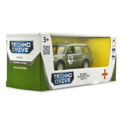 Машина TechnoDrive Автомодель серії Шеврони Героїв - Mitsubishi Pajero 4WD Tubro - 93 ОМБр (250283M)