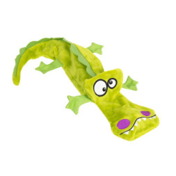 Іграшка для собак GiGwi Plush Крокодил з 4-ма пищалками 38 см (75021)