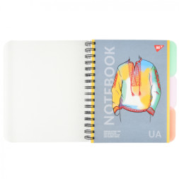Блокнот Yes А5 Notebook UA 144 аркуша пластикова обкладинка (681951)