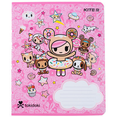 Зошит Kite tokidoki 18 аркушів, клітинка (TK23-236)