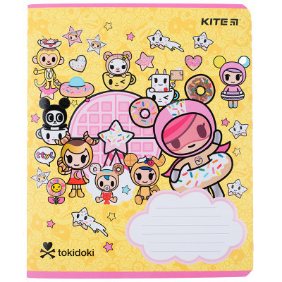 Зошит Kite tokidoki 18 аркушів, клітинка (TK23-236)