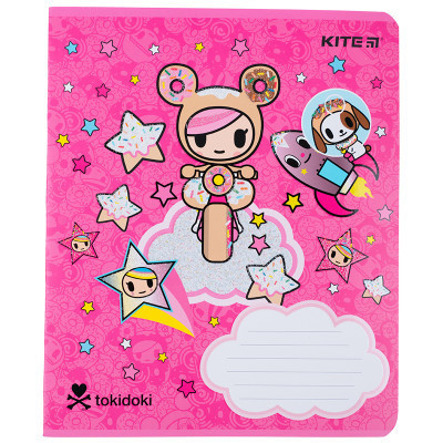 Зошит Kite tokidoki 18 аркушів, клітинка (TK23-236)