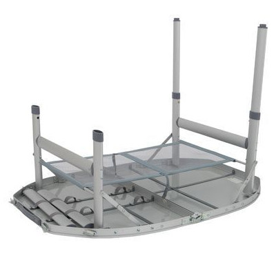 Туристичний стіл Bo-Camp Premium Oval 100x70 cm Grey (1404424) (DAS303284)