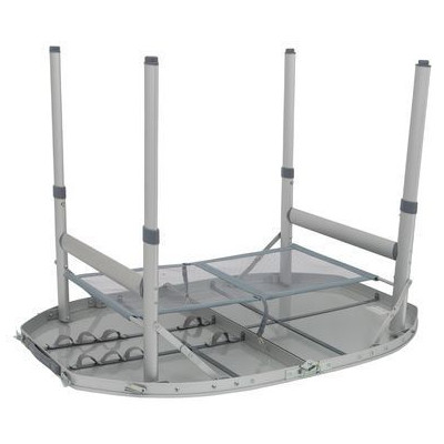 Туристичний стіл Bo-Camp Premium Oval 100x70 cm Grey (1404424) (DAS303284)