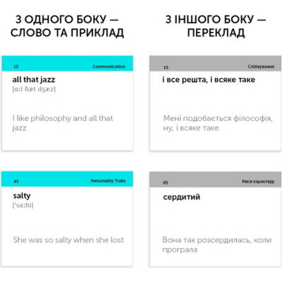 Навчальний набір English Student Картки для вивчення англійської мови Slang, українська (591225953)