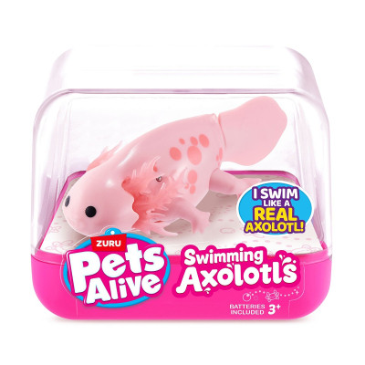 Інтерактивна іграшка Pets &amp; Robo Alive S1 Аксолотль (рожевий) (9556A)