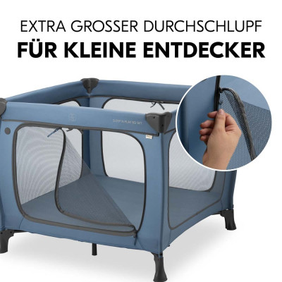 Дитячий манеж Hauck Sleep N Play SQ Dark Blue (60672-8)