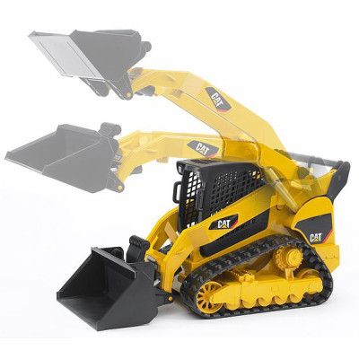 Спецтехніка Bruder Міні-навантажувач Cat гусеничний з ковшем (02136)