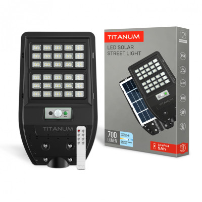 Прожектор TITANUM IP54 700Lm 5000K Сенсорний (TL-SLSO-105-S)