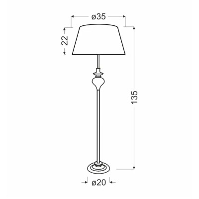Торшер Candellux 51-09258 Prima (51-09258)