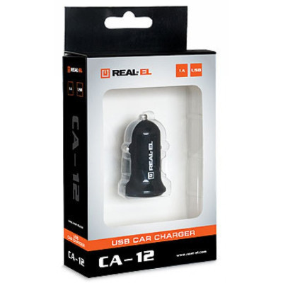 Зарядний пристрій REAL-EL CA-12 black (EL123160008)
