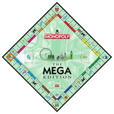 Настільна гра Winning Moves The Mega Edition Monopoly (2459)