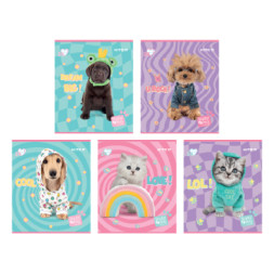 Зошит Kite Studio Pets 24 аркушів, лінія (SP24-239)