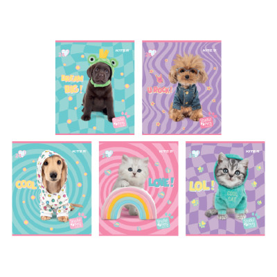 Зошит Kite Studio Pets 24 аркушів, лінія (SP24-239)