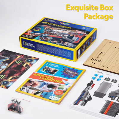 Пазл Cubic Fun Набір для моделювання STEM Пускова установка для літаків (DS1091h)
