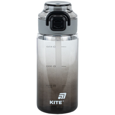Поїльник-непроливайка Kite 600 мл, чорна (K25-1212-1)