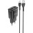 Зарядний пристрій HOCO C88A Star round dual port charger set(Type-C) Black (6931474749543)