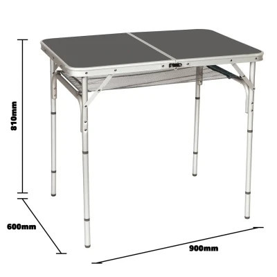 Туристичний стіл Bo-Camp Case Model 90 x 60 см Сірий (1404393) (DAS301469)