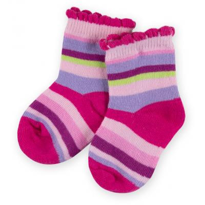 Шкарпетки дитячі Luvable Friends 3 пари кольорові, для дівчаток (23129.6-12 F)
