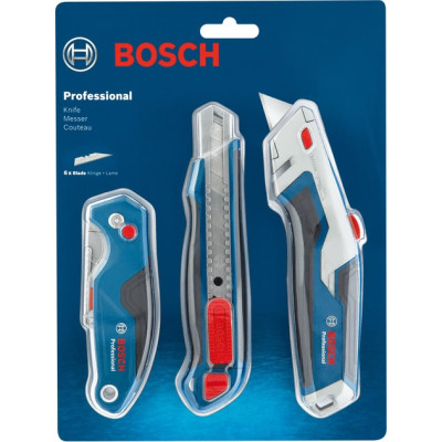 Ніж монтажний Bosch набір 3 шт. (1.600.A02.7M4)