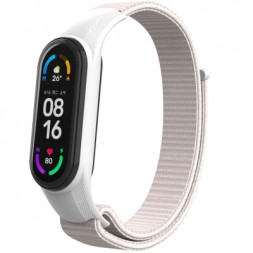 Ремінець до фітнес браслета Armorstandart нейлоновий для Xiaomi Mi Band 7/6/5/4 Pink (ARM67851)