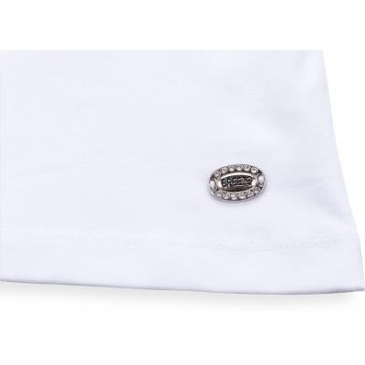 Кофта дитяча Breeze з шифоновими рюшами (9270-128G-white)