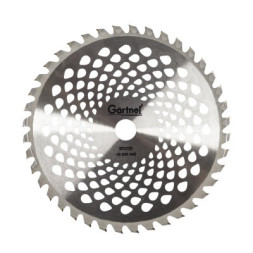 Ніж для тримера Gartner до садового тримера 255х25.4 мм 40 ТВС зубців (40020445)