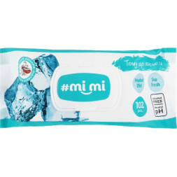 Вологі серветки Mi Mi Охолоджувальні З клапаном 102 шт. (4820237500373)