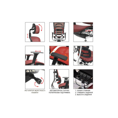 Офісне крісло GT Racer X-802 Black (X-802 Black (W-21 B-41))