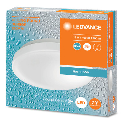 Світильник LEDVANCE CEILING ROUND 210 SEN 12W 840 IP44 (4099854105975)
