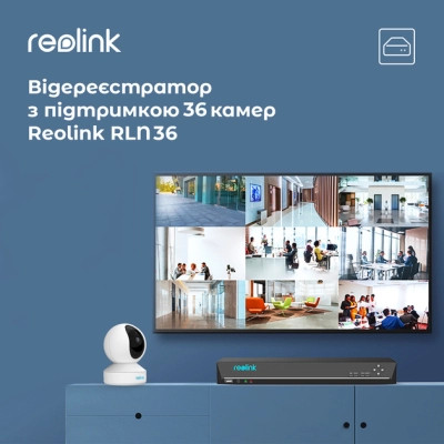 Реєстратор для відеоспостереження Reolink RLN36