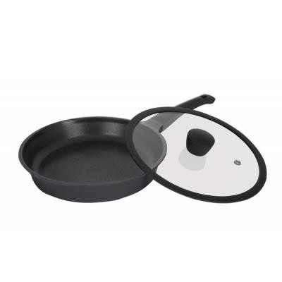 Сковорода Ringel Zitrone black с крышкой 28 см (RG-2108-28 BL)