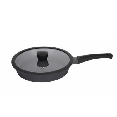 Сковорода Ringel Zitrone black с крышкой 28 см (RG-2108-28 BL)