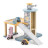 Ігровий набір Viga Toys PolarB Паркінг двоповерховий (44029)