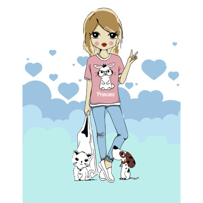 Картина по номерам Rosa Start Little Friends 35 х 45 см (4823098514237)