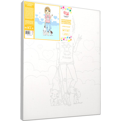 Картина по номерам Rosa Start Little Friends 35 х 45 см (4823098514237)