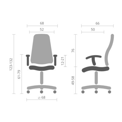 Крісло ігрове Аклас Харлі R OT-R299H Сіре (00083691)