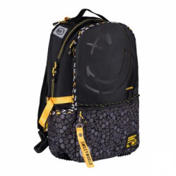 Рюкзак шкільний Yes T-124 Smiley World.Black&amp;Yellow чорний (557870)