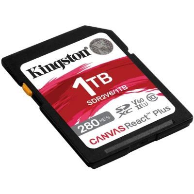 Карта пам&#039;яті Kingston 1TB SDXC class 10 UHS-II U3 Canvas React Plus (SDR2V6/1TB)