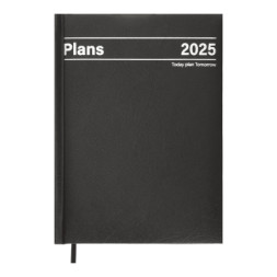 Тижневик Buromax датований 2025 STYLE, А5 чорний (BM.21120-01)