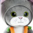 М&#039;яка іграшка WP Merchandise Кото-Кролик (FWPCATBANNY22GY00)