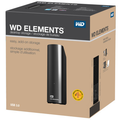 Зовнішній жорсткий диск 3.5&quot; 14TB Elements Desktop WD (WDBWLG0140HBK-EESN)