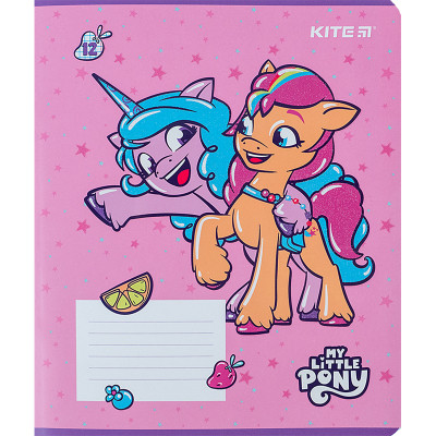Зошит Kite My Little Pony 12 аркушів, клітинка (LP24-232)