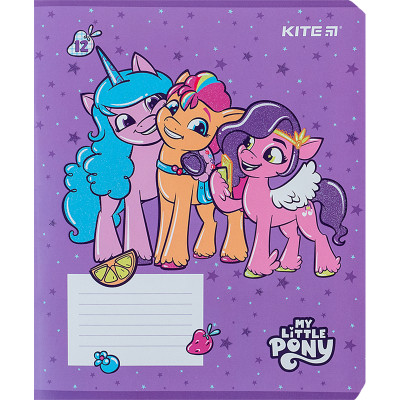 Зошит Kite My Little Pony 12 аркушів, клітинка (LP24-232)