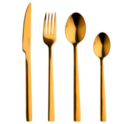 Набір столових приборів Bergner Sofia gold 24 предмета (BG-45143-GD)
