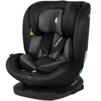 Автокрісло Lionelo Bastiaan i-Size Black Grey, чорне (LO-BASTIAAN I-SIZE BLACK GREY)