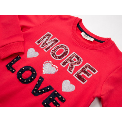 Спортивний костюм дитячий Breeze &quot;MORE LOVE&quot; (13269-116G-coral)