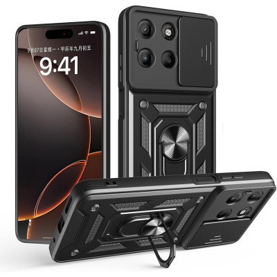 Чохол до мобільного телефона BeCover Military Motorola Moto G15 / G15 Power Black (713530)