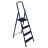 Драбина Eurogold STEEL HOME.214 BLUE (ЕГ-214 BLUE)